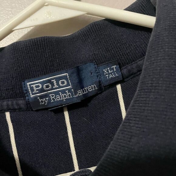 VINTAGE Polo Ralph Lauren short sleeve collar shirt XLT - Picture 3 of 4